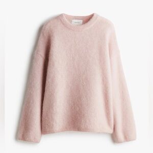 HM mohair pink sweater
